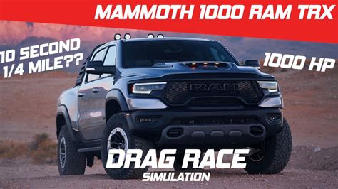 How Fast Is The Hennessey Mammoth 1000 Trx 14 Mile 0 60