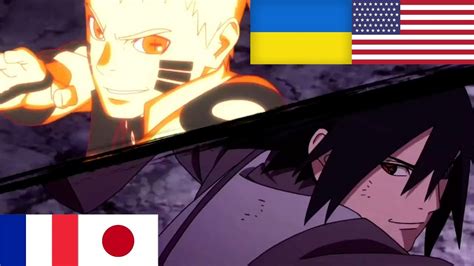 Naruto Lets Teach Him Sasuke In Different Languages Boruto