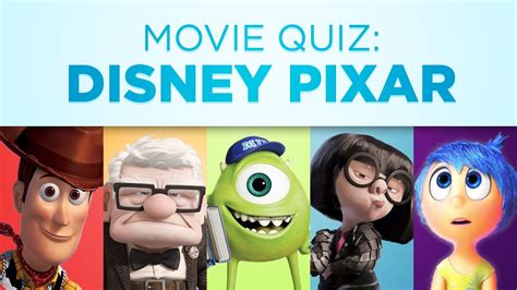 Guess The Disney Pixar Movie From A Picture Film Quiz Youtube