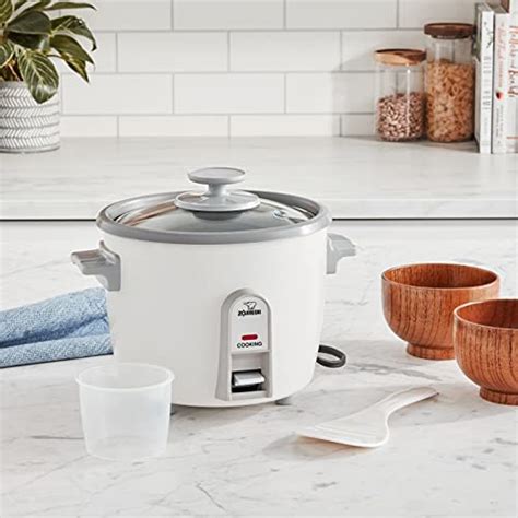 Zojirushi Nhs Cup Uncooked Rice Cooker White Wb Kitchen