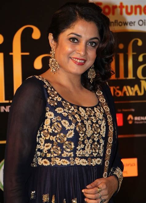 Ramya Krishna In Black Dress At Iifa Utsavam Awards Actress Album