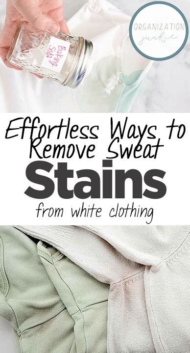 Effortless Ways To Remove Sweat Stains From White Clothing