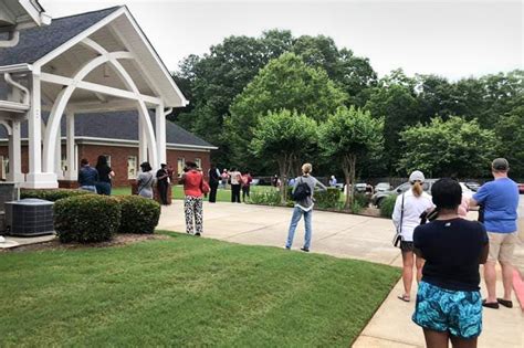 On monday morning, the houston county commission approved a resolution to change polling places in three different precincts. Voters in Georgia Frustrated by Long Lines and Broken ...