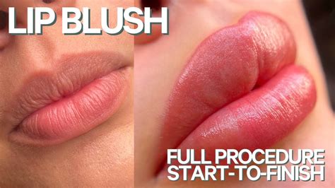 Lip Blush Tattoo Full Procedure The Hottest New Permanent Makeup