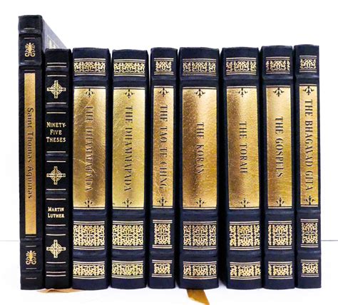 Sold Price 9pc Easton Press Leather Bound Books On Religion March 4