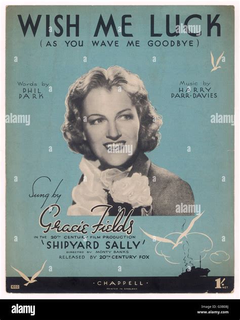 Gracie Fields Wish Me Luck Hi Res Stock Photography And Images Alamy