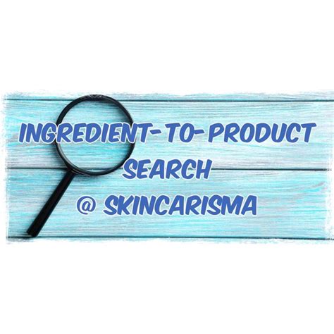 Skincarisma Ingredient To Product Search Korean Beauty Amino