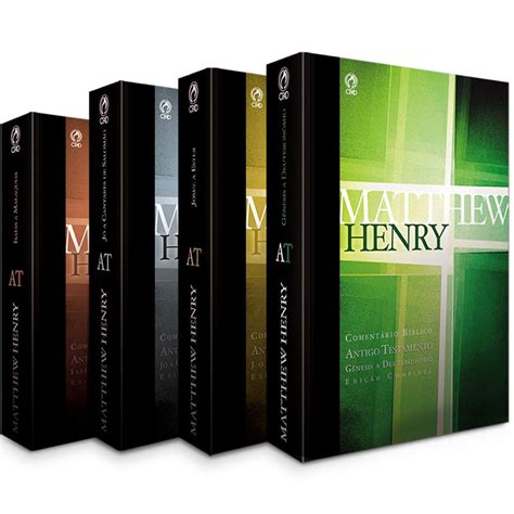 Comentário Bíblico At Matthew Henry 4 Volumes Livraria 100 Cristão