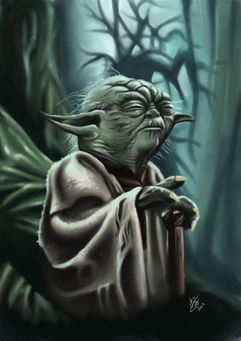 Yoda Illustration By Martin Saelens On Deviantart
