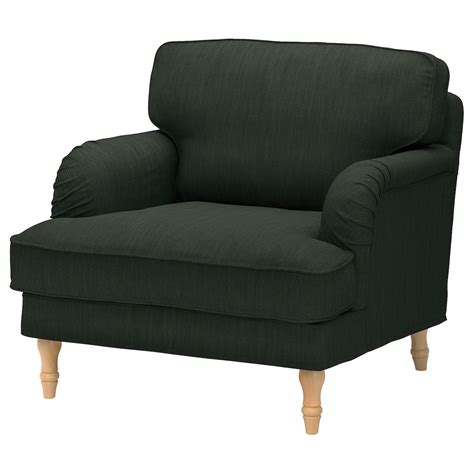 Pet and child protection for your couch. STOCKSUND Cover for armchair - Nolhaga dark green in 2020 ...