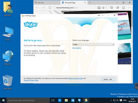 Download skype for your computer, mobile, or tablet to stay in touch with family and friends from anywhere. Windows 10 build 10135 comes with desktop Skype preinstalled