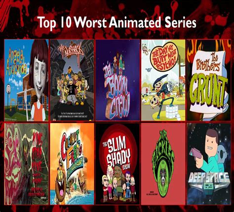 Top 10 Worst Animated Series Part 3 By Perro2017 On Deviantart