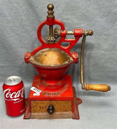 Antique Elma Cast Iron Coffee Grinder Dixons Auction At Crumpton
