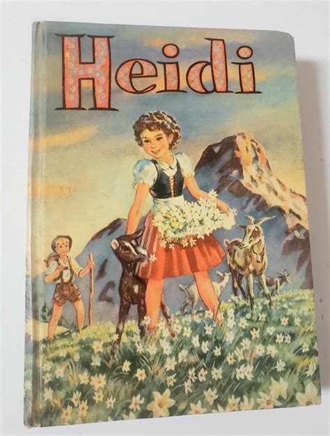 Heidi By Johanna Spyrivintage 1955 Whitman Publishing Etsy