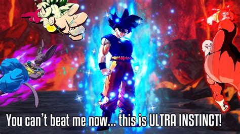 Dragon Ball Fighterz Ultra Instinct Goku Interactions Special