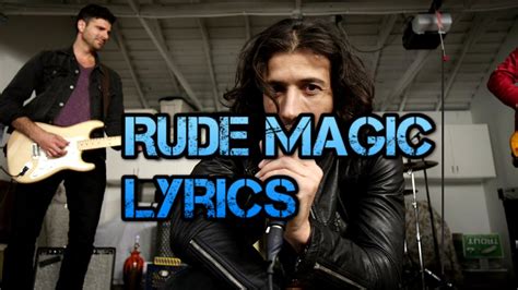 Rude Magic Lyrics Video Youtube
