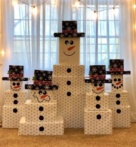 50 Adorable DIY Snowman Gift Tower Ideas That Are Almost Too Cute To