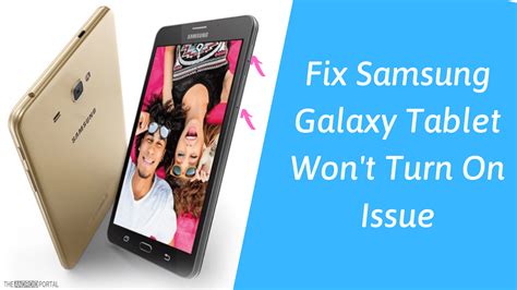 With this video, i gonna show you, how you can shut down the samsung galaxy tab s6 and the tab s7 easily.use the side button (former bixby button) in. My Samsung Galaxy Tablet Won't Turn On Issue Fixed ...