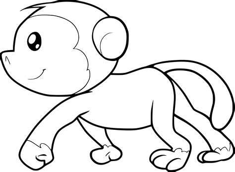 The top 20 ideas about monkey coloring pages for adults if you are looking for some monkey coloring pages for adults, we've found some of the best ones around. Cute Monkey coloring page