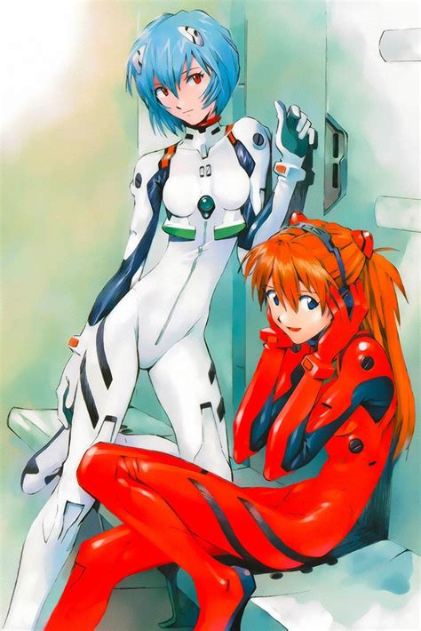 With an original anime series, recap movies, and alternative movies, the evangelion franchise is not one to be trifled with. Evangelion Asuka Rei Poster - My Hot Posters