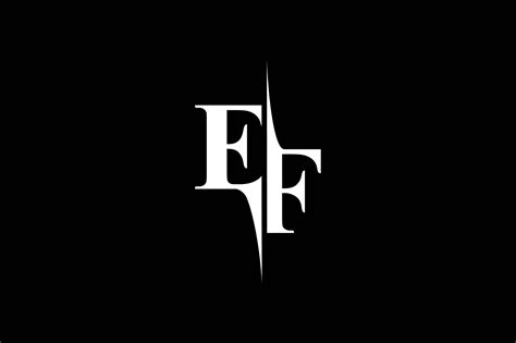 Ef Monogram Logo V5 By Vectorseller Thehungryjpeg