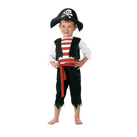 Toddler Boys Pint Size Pirate Costume Rental For 4 Days Partymix