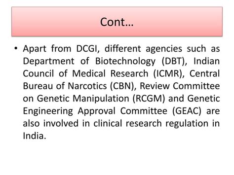 Clinical Trial Application In India Ppt