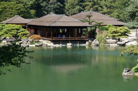 Gambar Rumah Danau Sungai Kolam Renang Jepang Pekarangan
