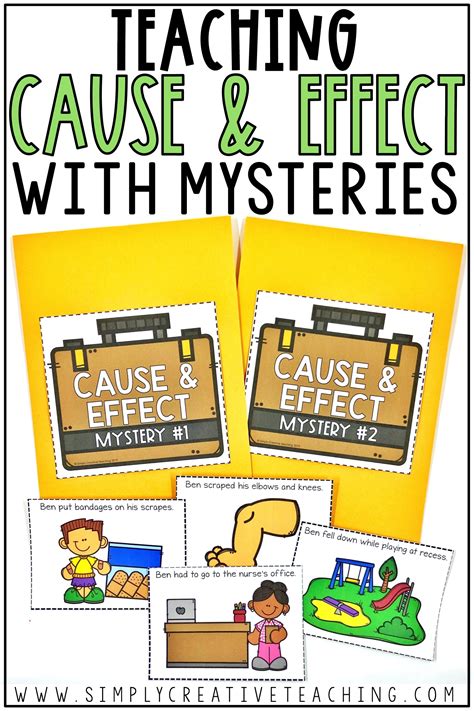 Cause And Effect Activities Teaching Tips And Ideas Simply Creative