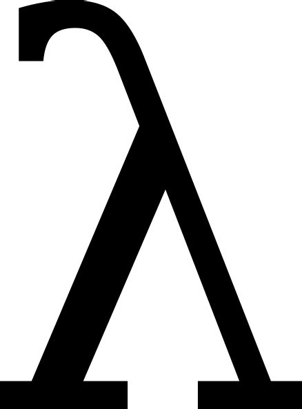 greek letter lambda clip art 107417 free svg download 4 vector