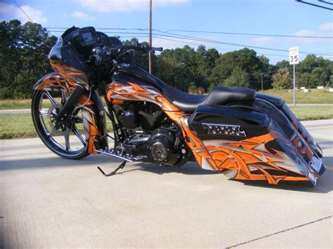 Buy 2007 Custom Harley Road Glide Bagger 30 Inch Wheel On 2040 Motos