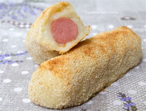 Rotolini Patate e Wurstel | Ricetta senza uova burro e latte