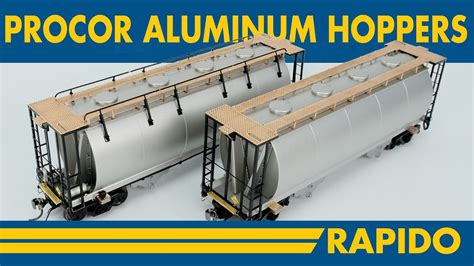 Rapido Procor 3000 Sq Ft Aluminum Hoppers Youtube