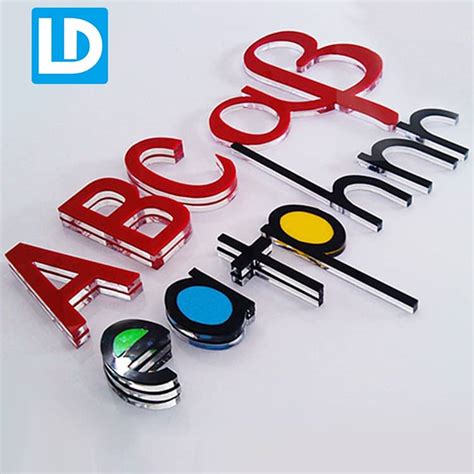 Acrylic Letter Non Illuminated Laser Cut Sign For Interior Lindo Sign