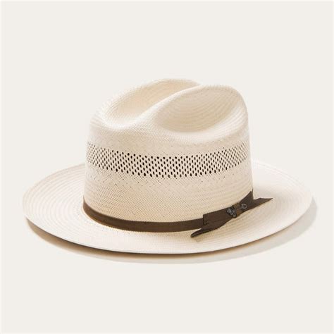 Open Road 10x Vented Straw Hat By Stetson World Hats