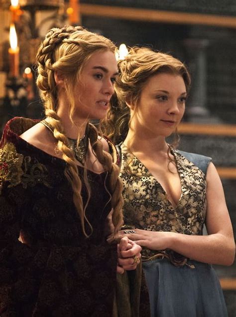 Lena Headey As Cersei Lannister And Natalie Dormer As Margaery Tyrell In Game Of Thrones Tv