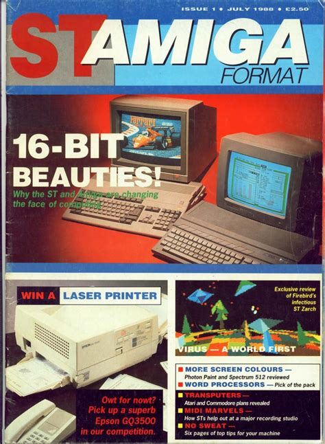 St Amiga Format July 1988 Retrocomputing Commodore Atari