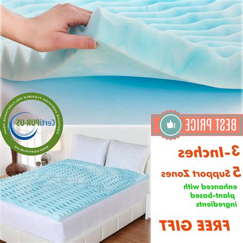 A viscoelastic memory foam layer provides the right amount of support. 3 INCH Memory Foam Mattress Topper Queen Size