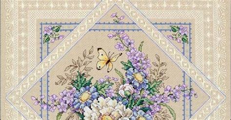 This digital pattern comes as a pdf file, which can be downloaded right after payment. Flowers and Lace cross stitch pattern - Counted cross ...