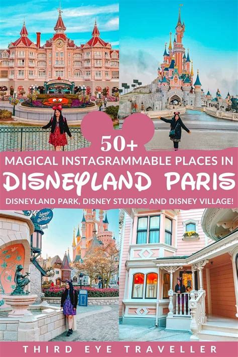 The Disneyland Park With Text Overlay That Reads 50 Magic