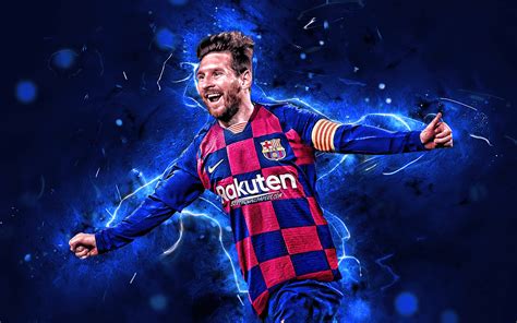 Download Wallpapers Lionel Messi 2019 New Uniform