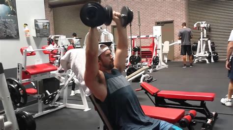 arnold press shoulder exercise instructional workout video youtube