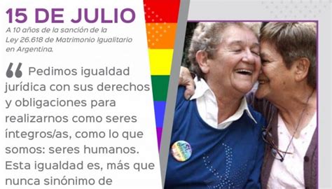 Ese día en la argentina ampliamos derechos y fuimos una mejor. Diez años de la Ley de Matrimonio igualitario