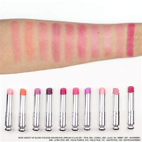 Choosing a color may automatically update the product photos that are displayed to match the selected color. DIOR-Addict-Lip-Glow-Colour-Awakening-Lipbalm-in-shades ...