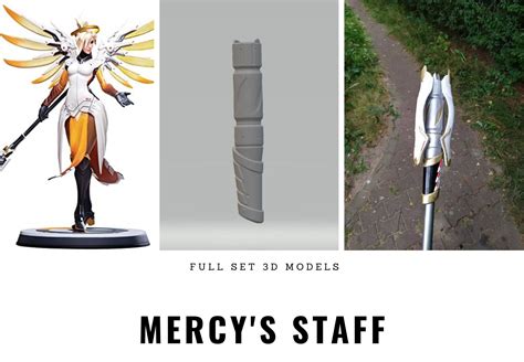 Mercy Overwatch 2 Staff 3d Model 3d Printable Cgtrader