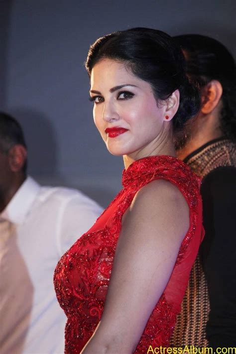 Bollywood Actress Spicy In Red Dress Sunny Leone Actress Album