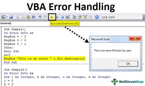 Vba Error Handling Different Types Of Errors In Excel Vba Hot Sex Picture