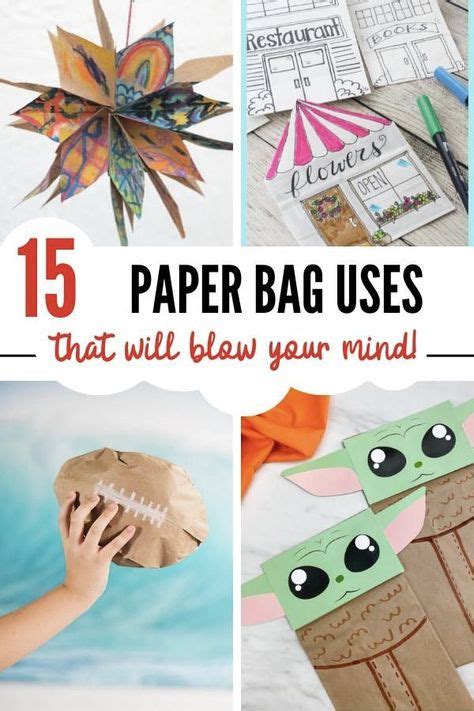 57 Paper Bag Crafts Ideas Paper Bag Crafts Crafts For Kids Crafts