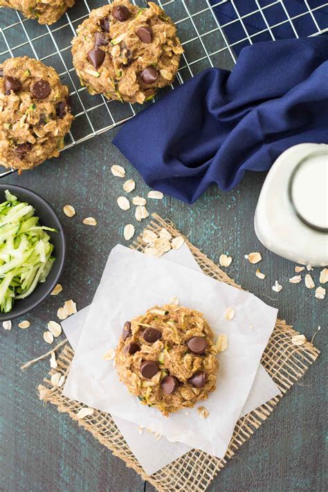 chocolate chip zucchini cookies kristine s kitchen