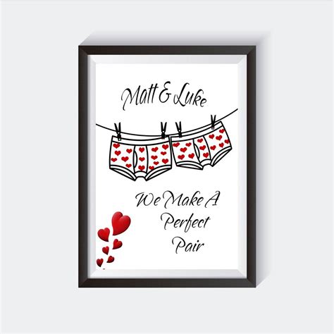 Personalised Same Sex Mr And Mr Christmas Novelty Couples Etsy